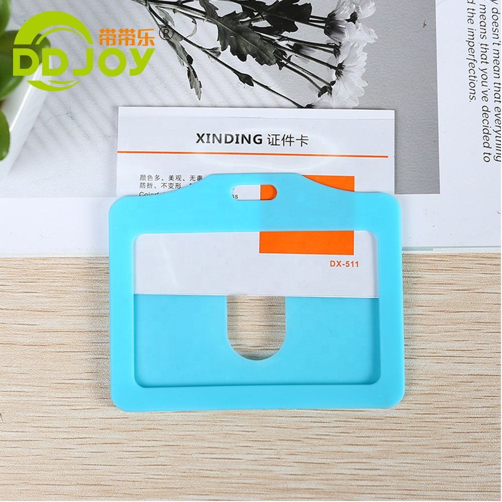 Cheap High Quality ID Pass Card Custom UV Printing Company Work Admission Neck Polyester Lanyard with Plastic ID Card Holder