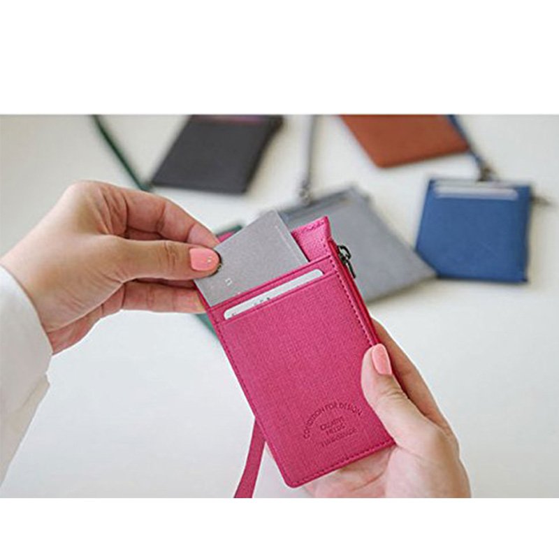 2018 new style leather badge holder, lanyards id badge holder, rigid name luggage tag factory directly supply