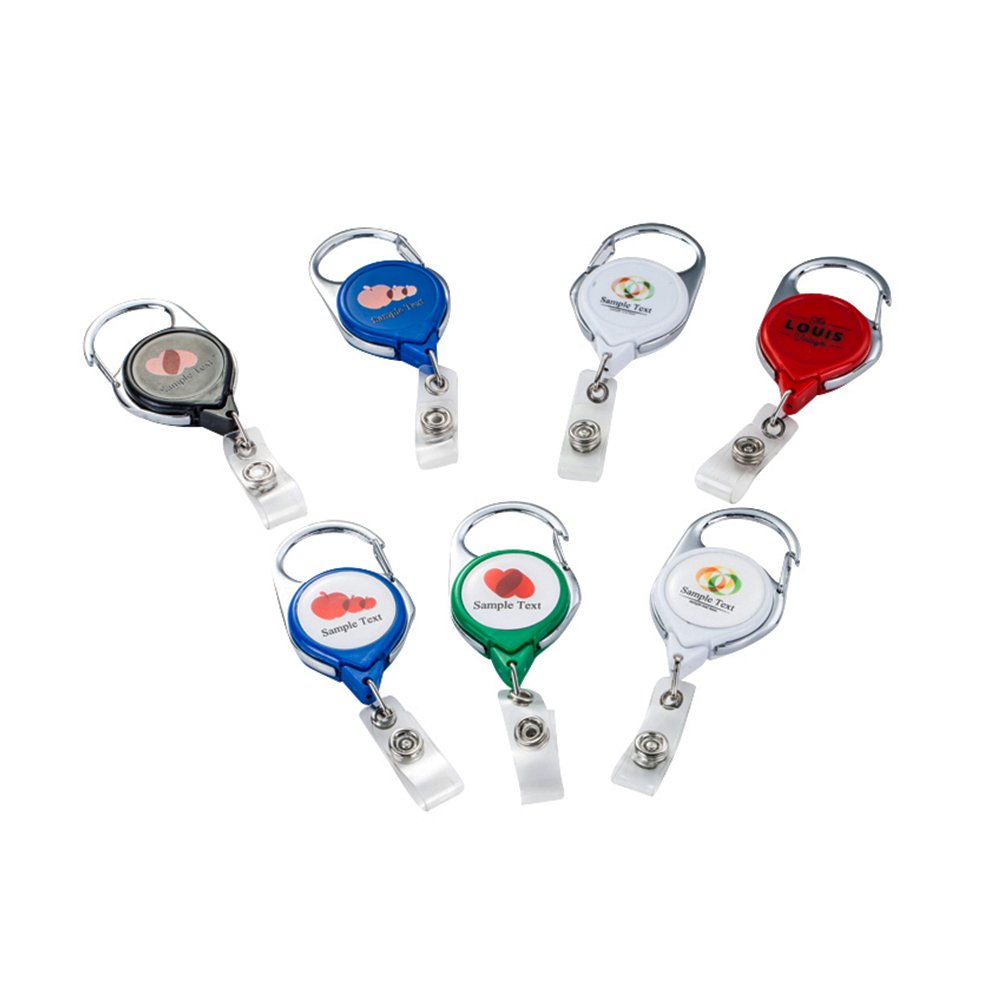 Wholesale plastic retractable badge reels Metal Retractable ID Badge Reel/ ID Badge Holder