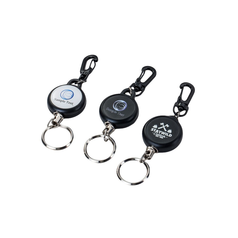 Wholesale plastic retractable badge reels Metal Retractable ID Badge Reel/ ID Badge Holder