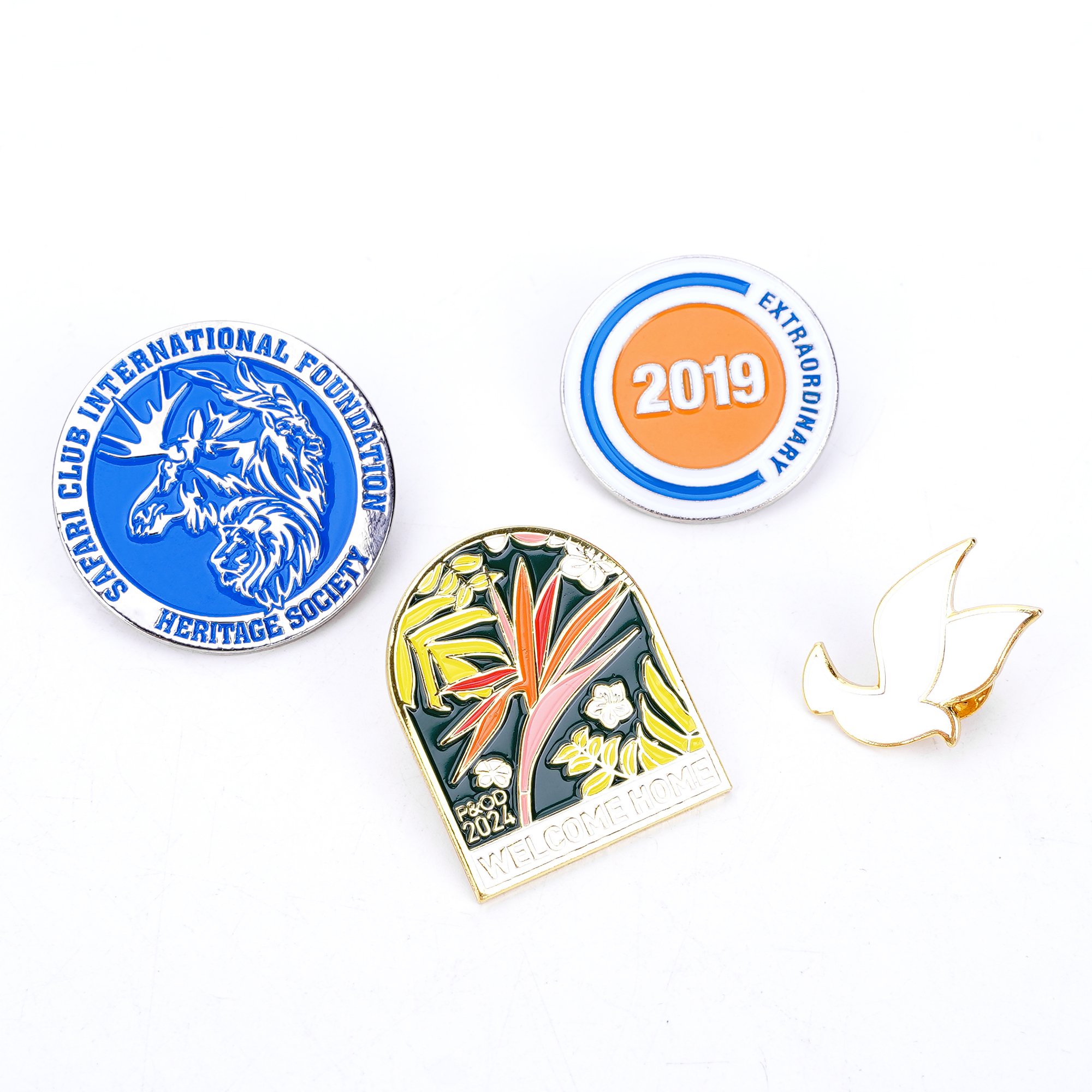 Custom Logo Enamel Oil Drip Metal Pin Cute Japanese Style Pin Personality Badge Creative Accessories Cartoon Lapel Pin