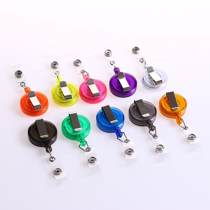 QORI plastic badge reel retractable yoyo id badge reel manufacture