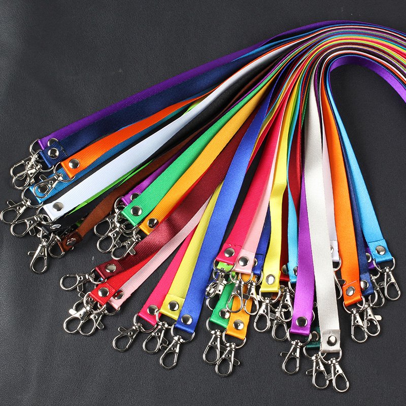 Safety Hanging Neck Strap Lanyard Safety Hanging Neck Strap Lanyard For Mobile Phone ID Name Badge Holder Keys Metal Ring