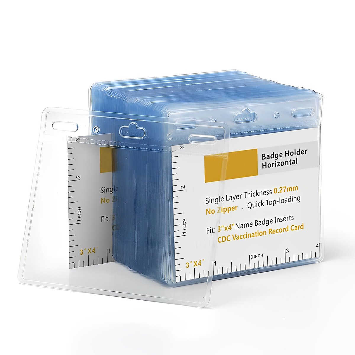 Custom Soft Plastic Id Working Name Badge Pvc Card Holder