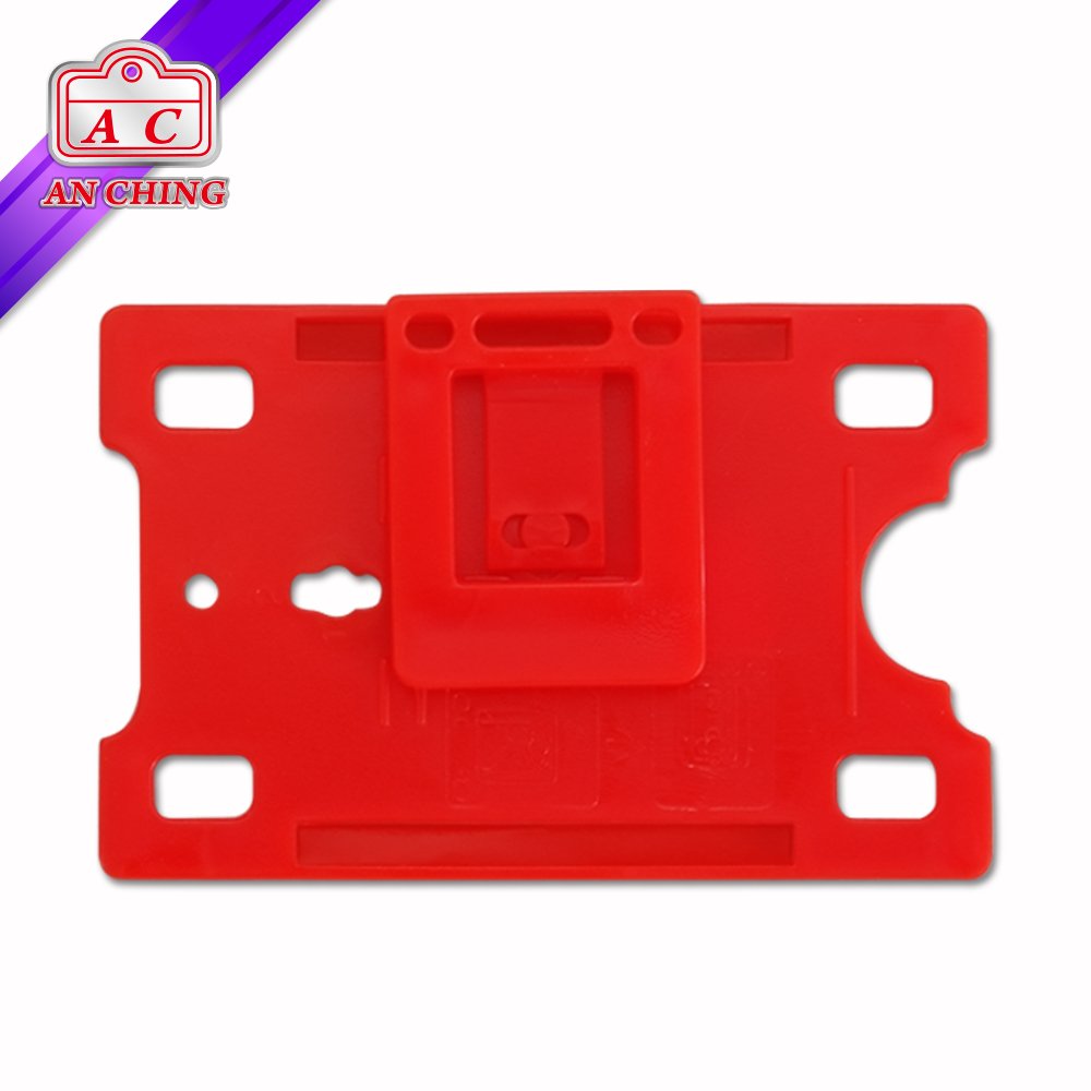 2 Ways Rotating Clip ID Badge Holder