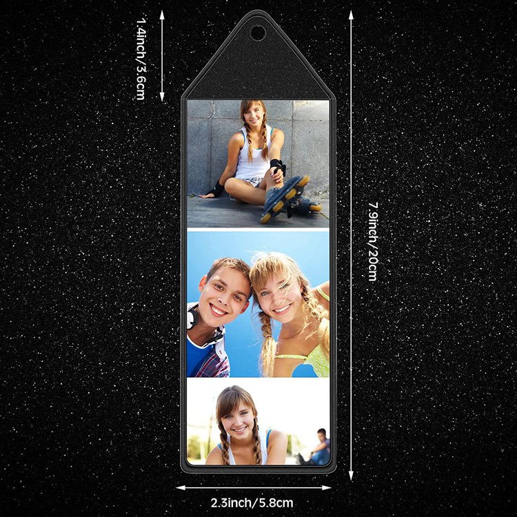 good quality soft PVC wedding photo holder customized transparent vinyl bookmark protective sleeve