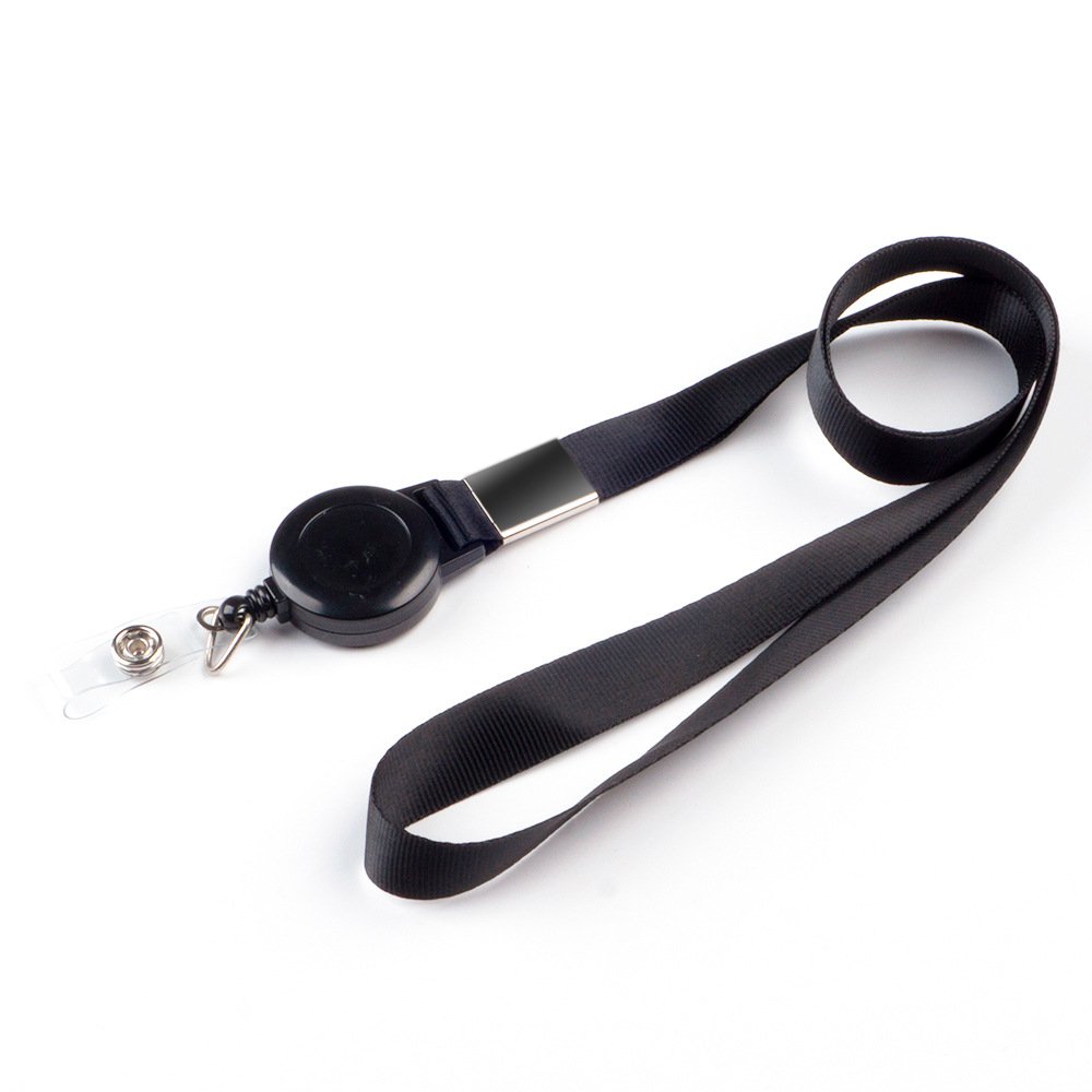 Custom Polyester Lanyard with PVC Silk Screen Digital Gravure Embossing Printings Hook Badge Reel