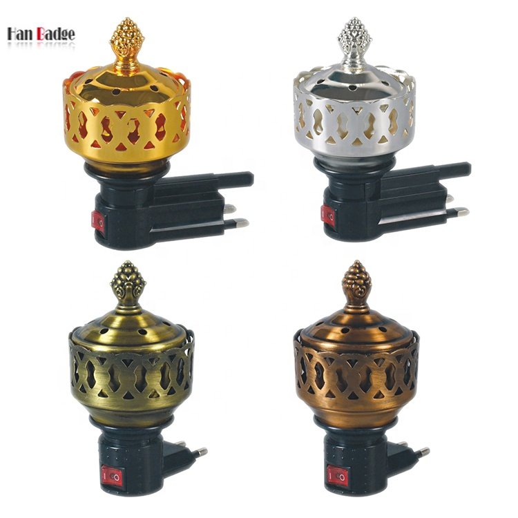 Middle East Arabian Electric Metal Wall Incense Burner