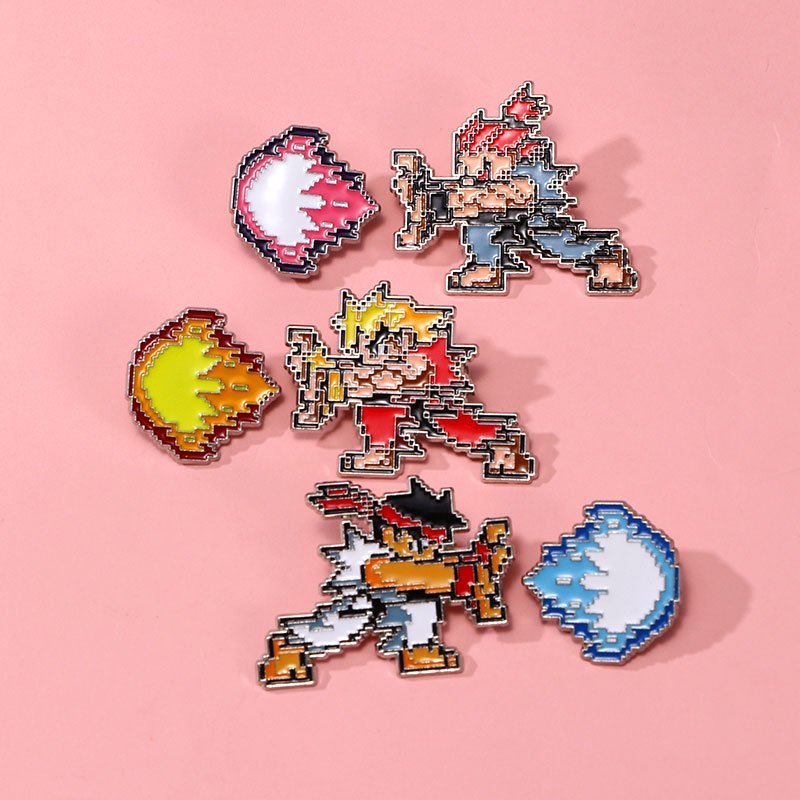 China Manufacturer customized wholesale holder anime cartoon maker metal custom brooch badges pins for men and women