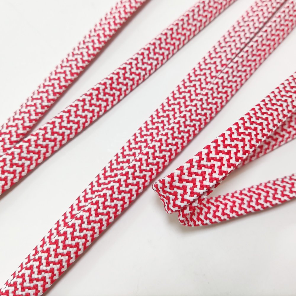 Weaving Custom Style Material Tubular Polyester Lanyards with Swivel Snap Hook