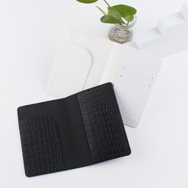 pu crocodile skin ultra-thin passport bag small card bag multi-card sleeve small exquisite coin wallet can print logo