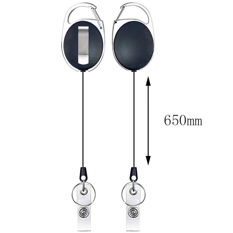 Wholesale Doctor Nurse Exhibition Office Staff Retractable Badge Reel Easy to Pull Yoyo with ID Name Tag Card Holder