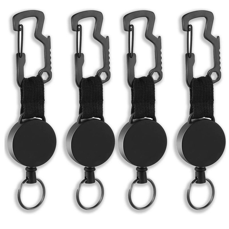 Heavy Duty Retractable Badge Holder Reel Medical Nurse Name Badge Reel Retractable Name Badge Reel With Metal Alligator Clip