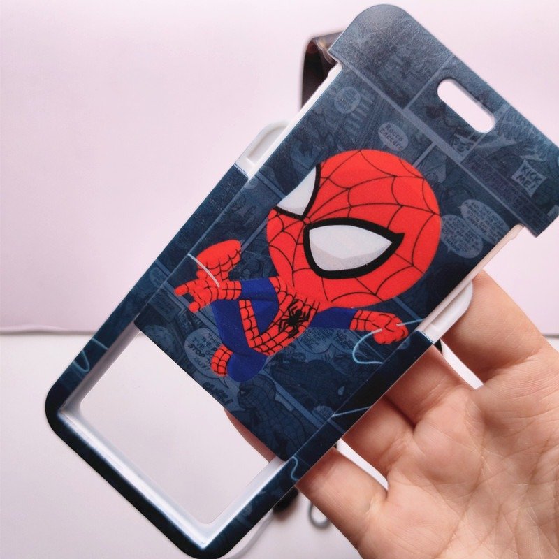 Custom Lanyards ID Card Badge Holder Neck Strap Printed Logo Polyester Anime Hero Lanyard Popular