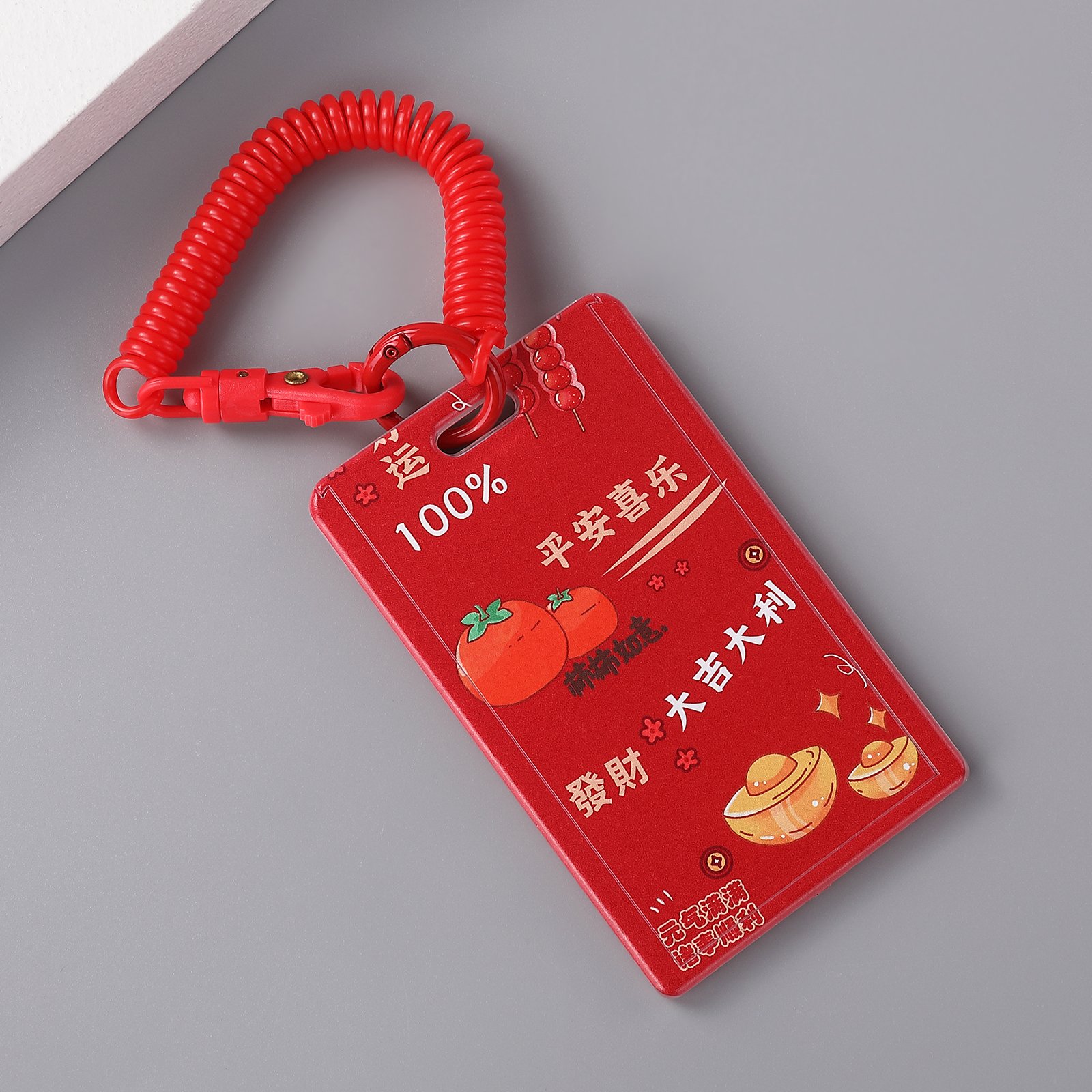 High Quality Acrylic plastic id card holder Custom Print Name Badge Fashion Card Holder