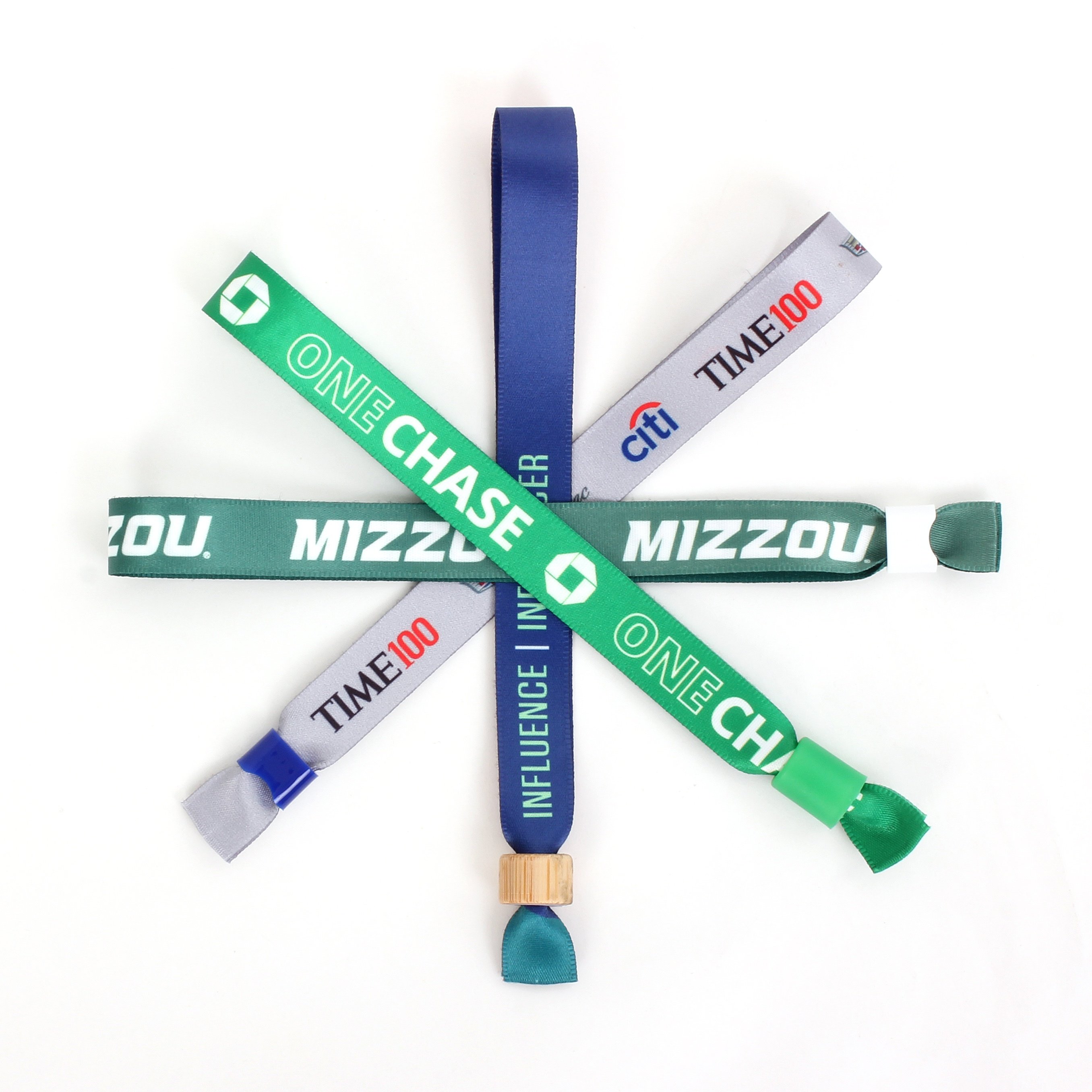 Promotional Fast Delivery Custom Wristbands With LogoParty Woven Fabric Festival Event Wrist Bands Customize Bracelet