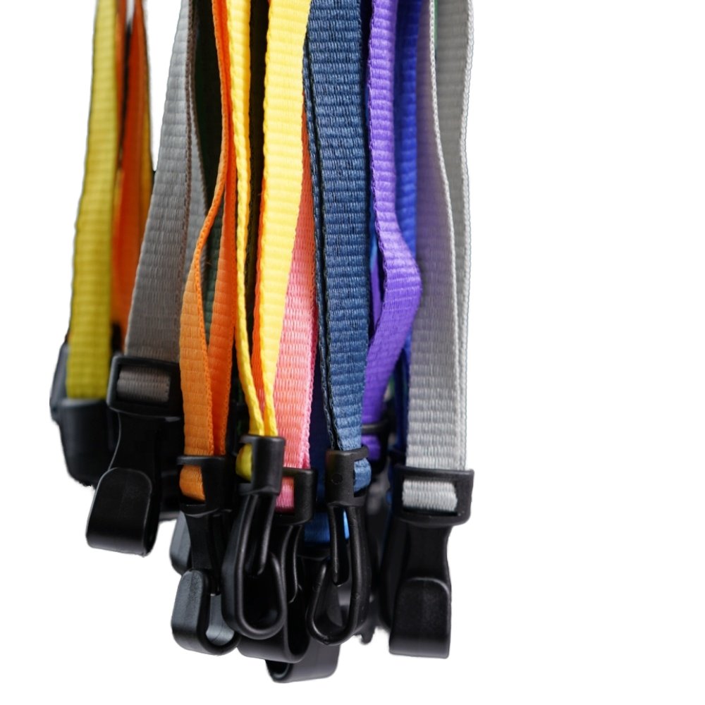 Bestom 3/8" (10mm) Customizable Recycled PET ID Badge Lanyard Breakaway Strap for Nurse Use & ID Badge Card Holder