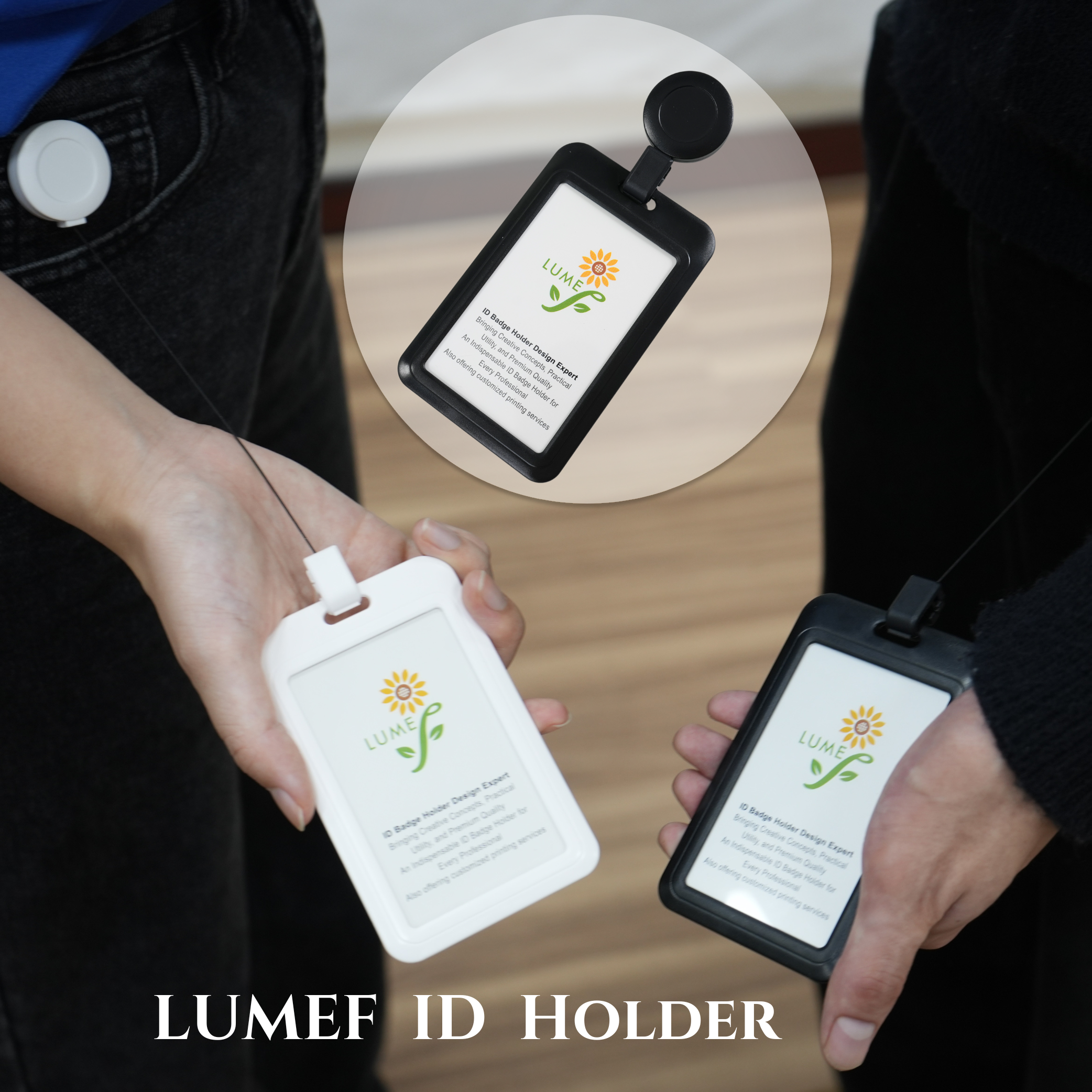 ABS Plastic Id Card Holder School Id Card Holder ABS Id Badge Card Holder