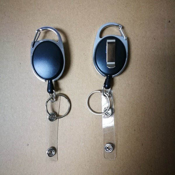 Hot-Sale Heavy Duty Retractable Carabiner Badge Holder Reel Clip China Manufacturer Bulksale