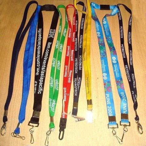 Silky ID Card Dori Satin tape Lanyard For School / Collage / Organization at Wholesale Price Different Color Available