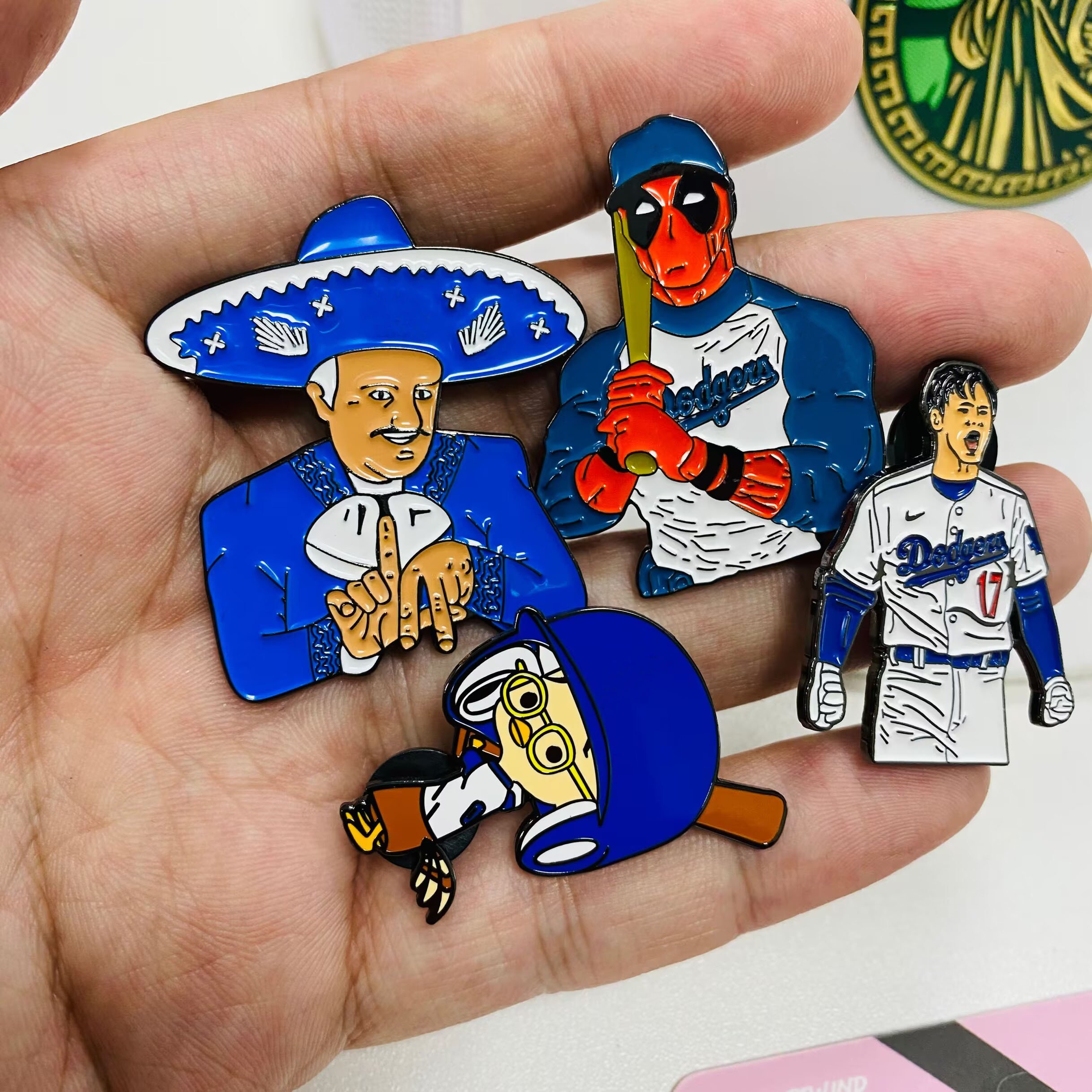 Wholesale Baseball Cap Hat Pins Custom Logo Soft Enamel Hat Clip Holders Hat Club Pins