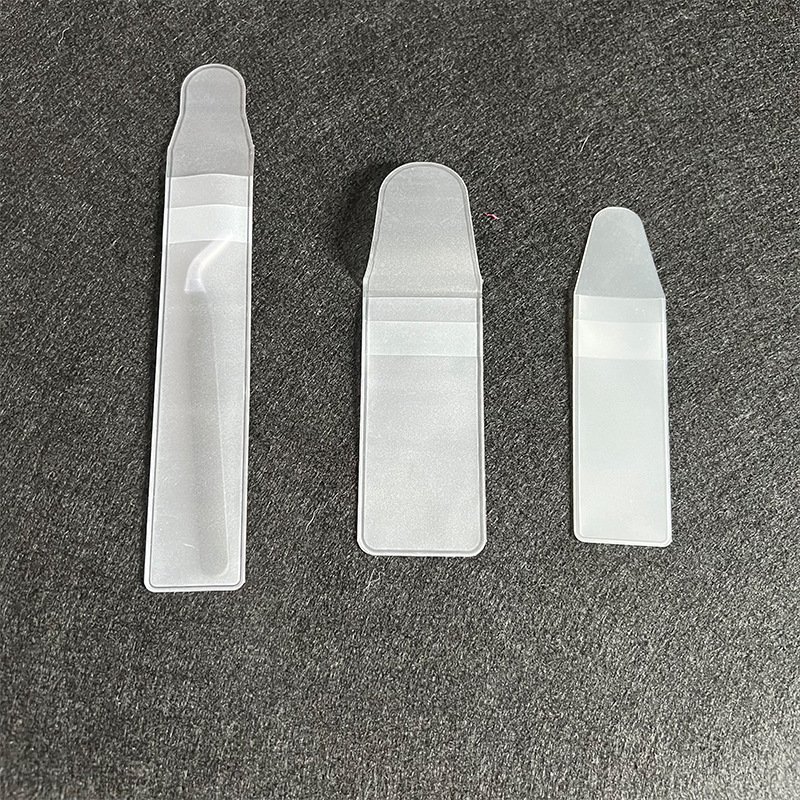 Customized frosted Pvc eyebrow pencil plastic packaging bag makeup tools storage bag
