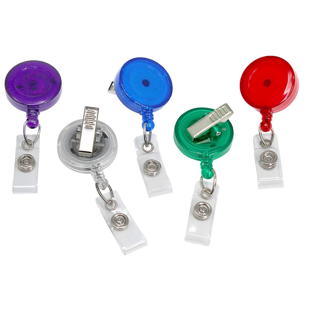 ID Card Holder Working Medical Badge Holder Porte Badge Shiny Nurse glitter Cartoon badge reel