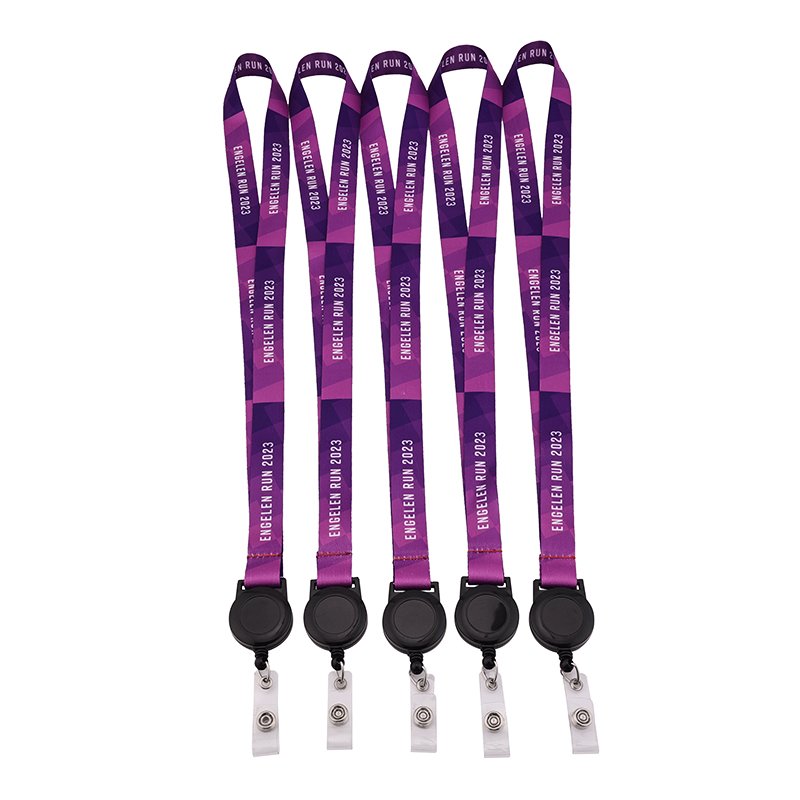 Custom Logo Personalized Polyester Sublimation Lanyard with Id Card Badge Holder with Neck Lanyard