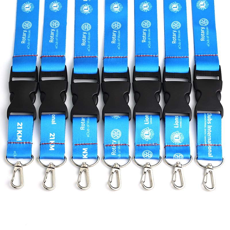 Custom Logo Personalized Polyester Sublimation Lanyard with Id Card Badge Holder with Neck Lanyard
