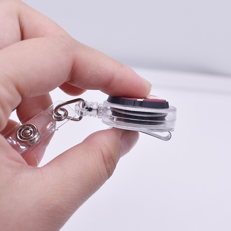 Cartoon Retractable Pull Badge Reel ID Lanyard Name Tag Card Badge Holder Reels Doctor Nurse Supplies Credential Holder