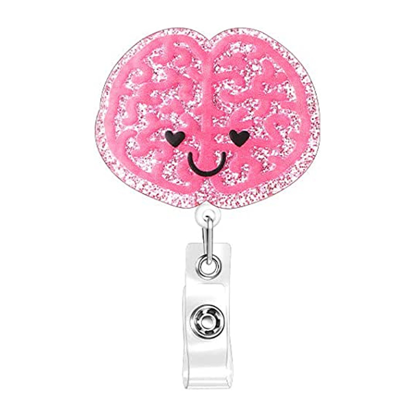 badge holder accessories leather acrylic bead for medical nurse id custom reels without vertical resin