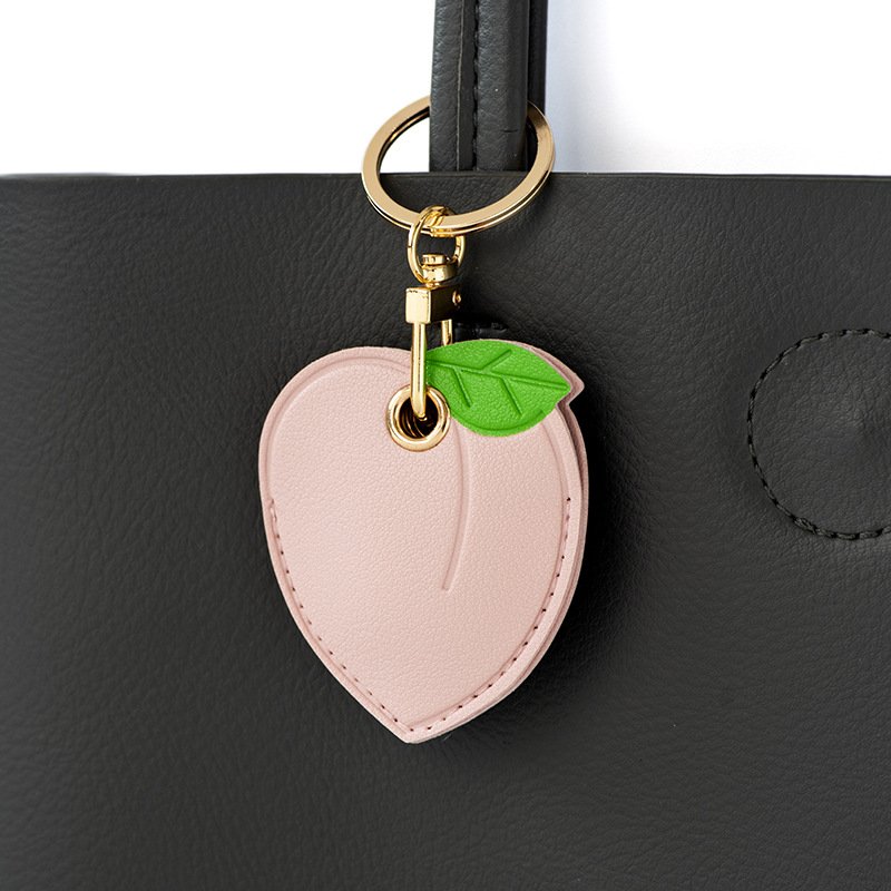 Xinxing New Cartoon Access Card Leather Keychain Protective Cover Access Card Holder Creative Cute Backpack Pendant Gift