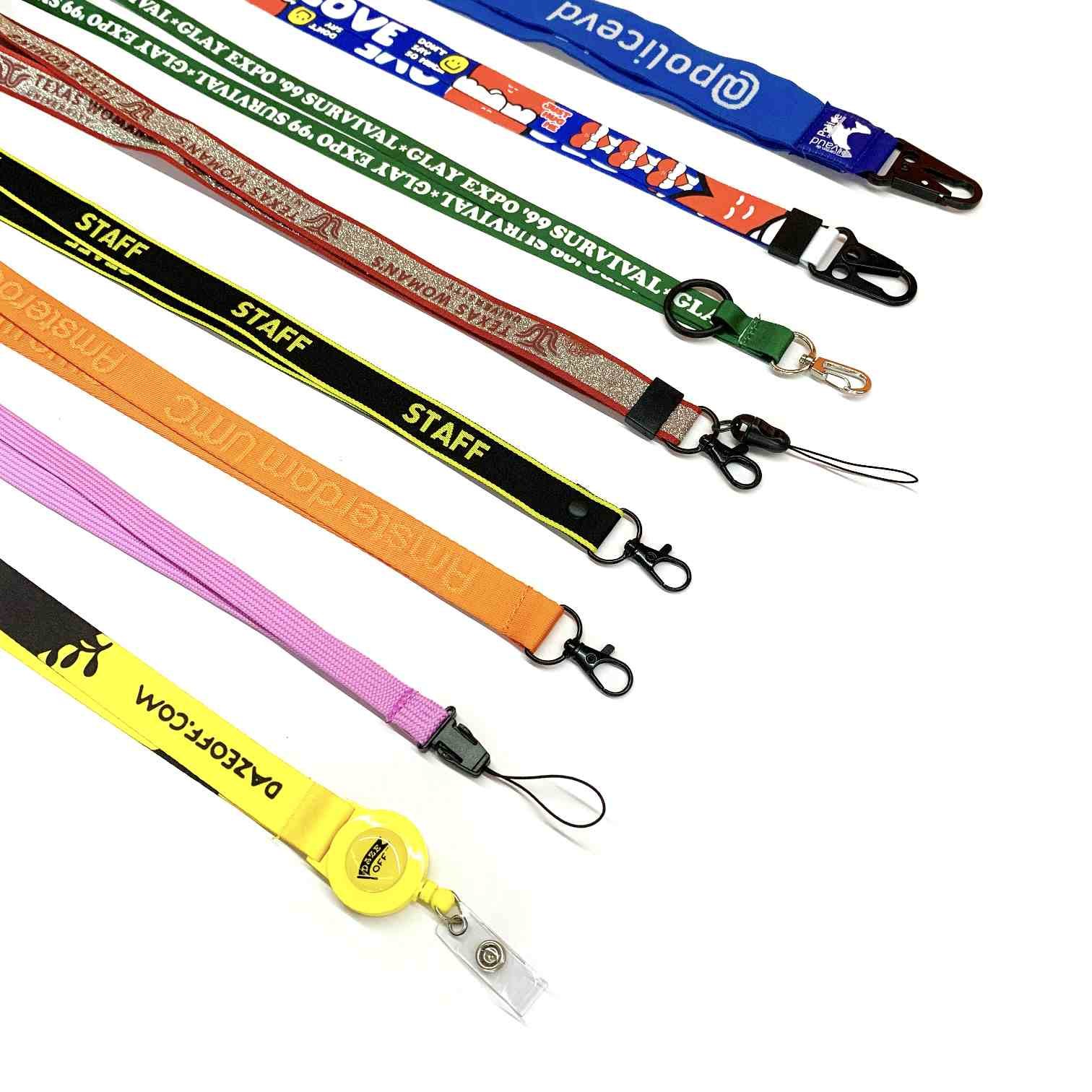 High Quality Custom Printing Logo Neck Polyester Lanyards With Logo Custom Lanyards With Logo Custom For Promotional