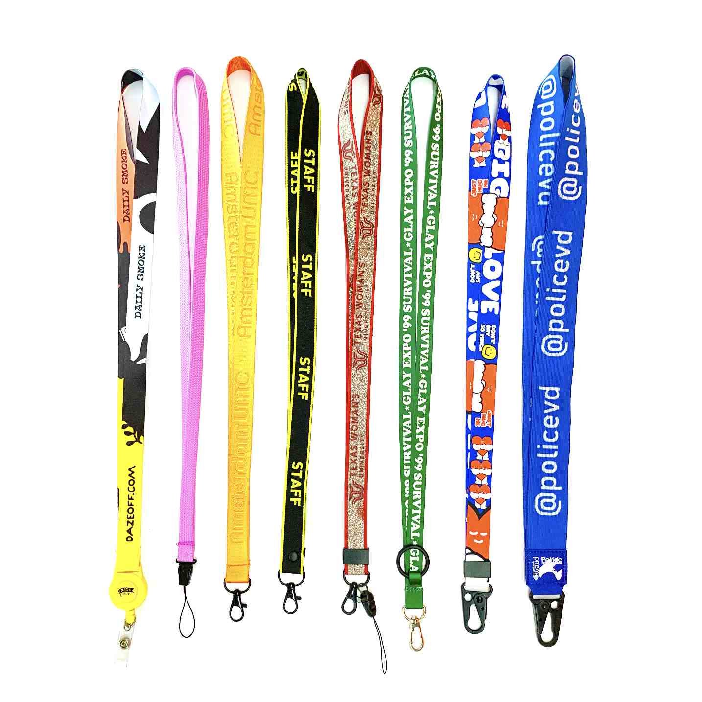 High Quality Custom Printing Logo Neck Polyester Lanyards With Logo Custom Lanyards With Logo Custom For Promotional