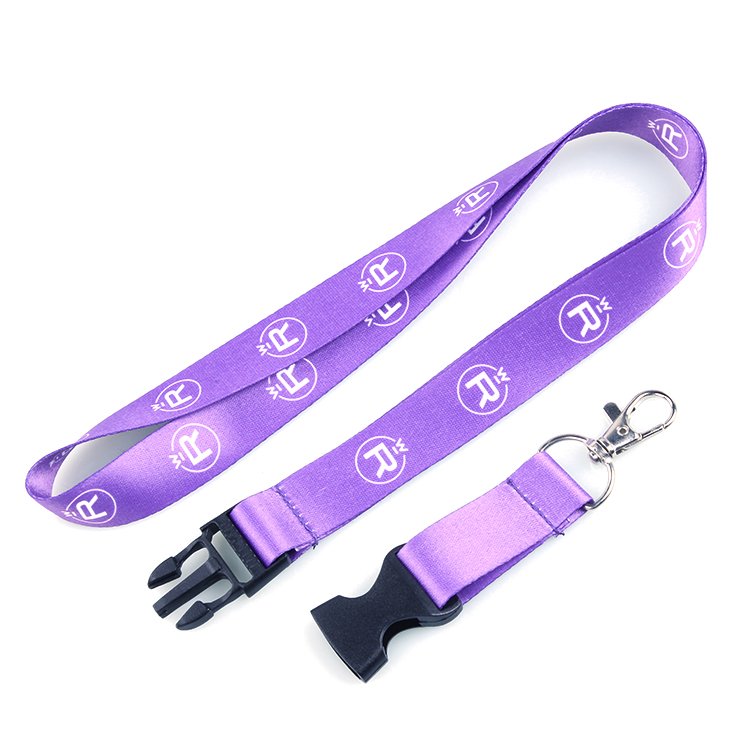 Neck Strap Lanyard Sling ID Badge Holders/Landyard And Pvc Name Card Polyester Lanyard Keychain
