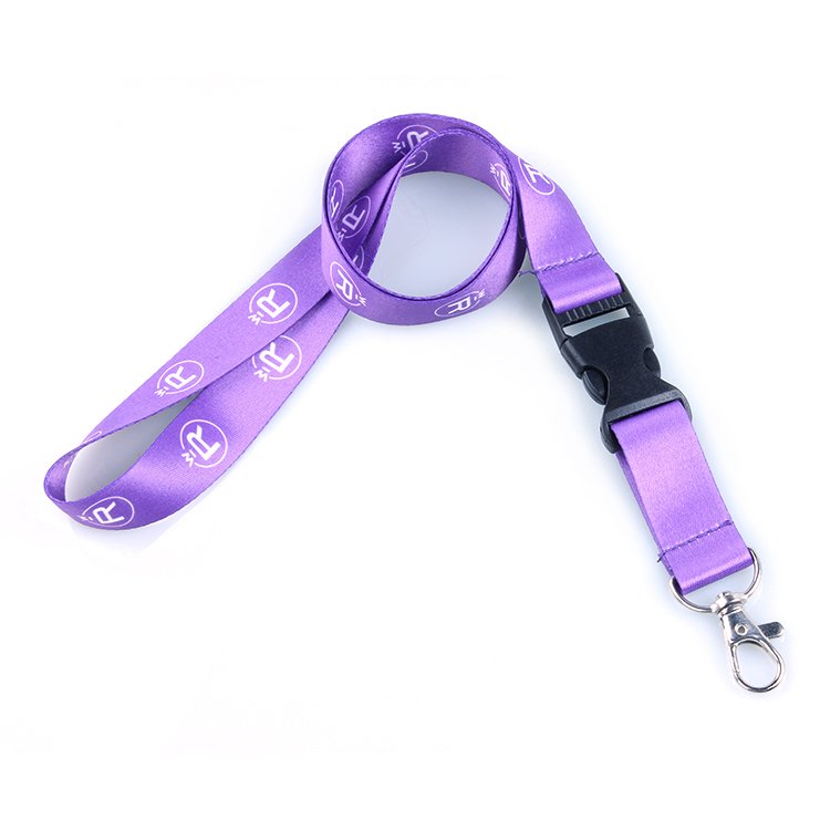 Neck Strap Lanyard Sling ID Badge Holders/Landyard And Pvc Name Card Polyester Lanyard Keychain