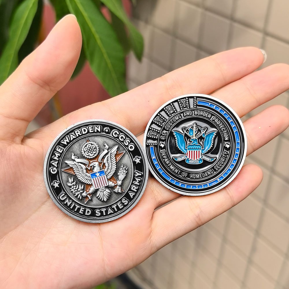 Customized Soft Hard Enamel 2D 3D Gold Silver Brass Zinc Alloy Challenge Souvenir Coin Holder Metal Commemorative Challenge Coin
