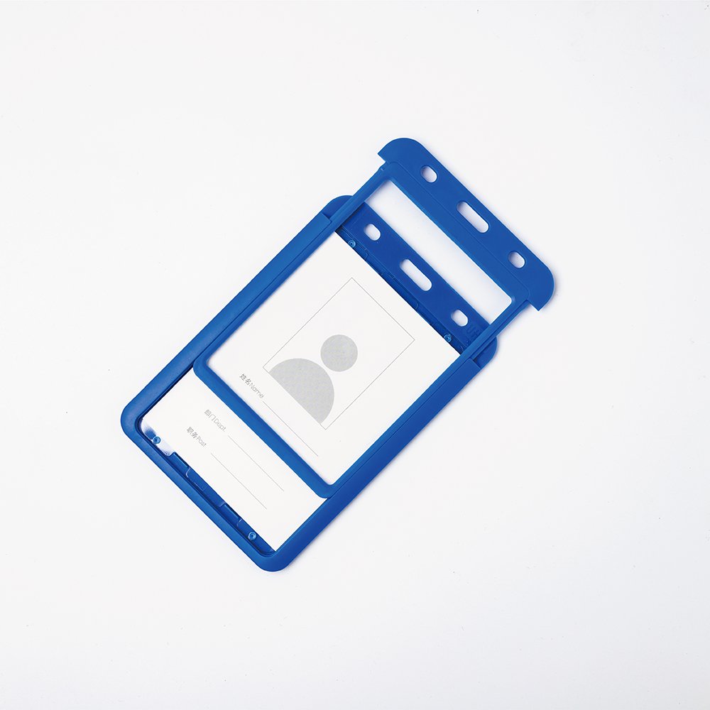 High quality large size double sides visible uhoo 5516 ABS ID card holder