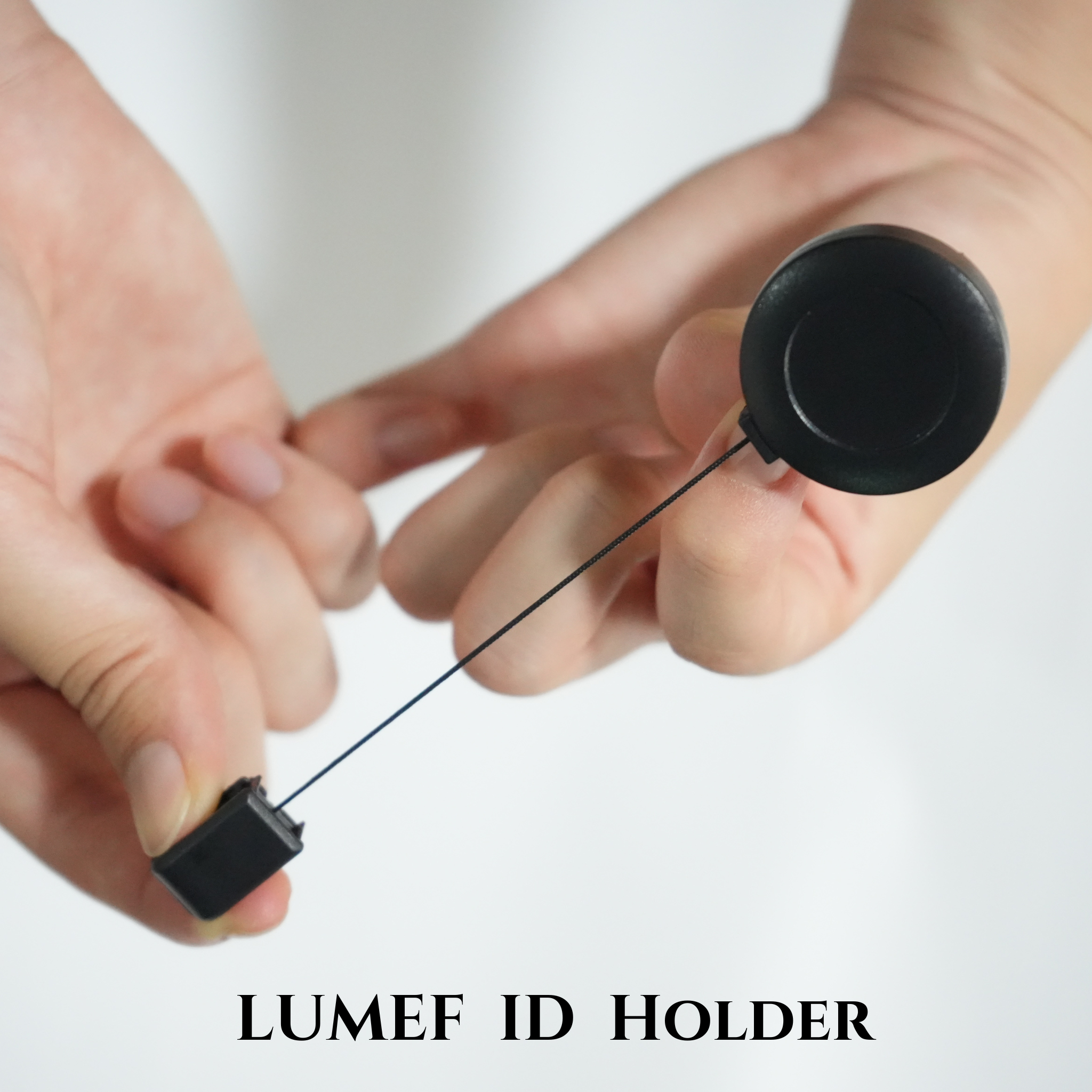 Retractable Badge Reel with Neck Lanyard Student ID Card Holder