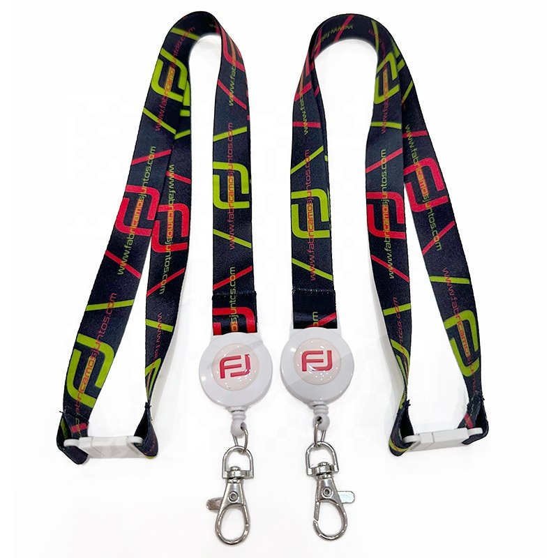 Nurse Retractable Badge Lanyard Wholesale Printing Logo Breakaway Lanyard With Id Card Badge Holder