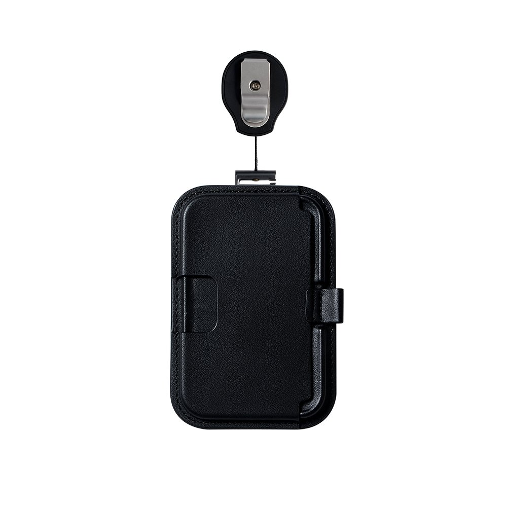 Hot Selling Custom Logo Anti-scratch Anti-rfid Leather Name Tag Id Card Badge Holder with Lanyard Porta Tarjetas Para Identidad