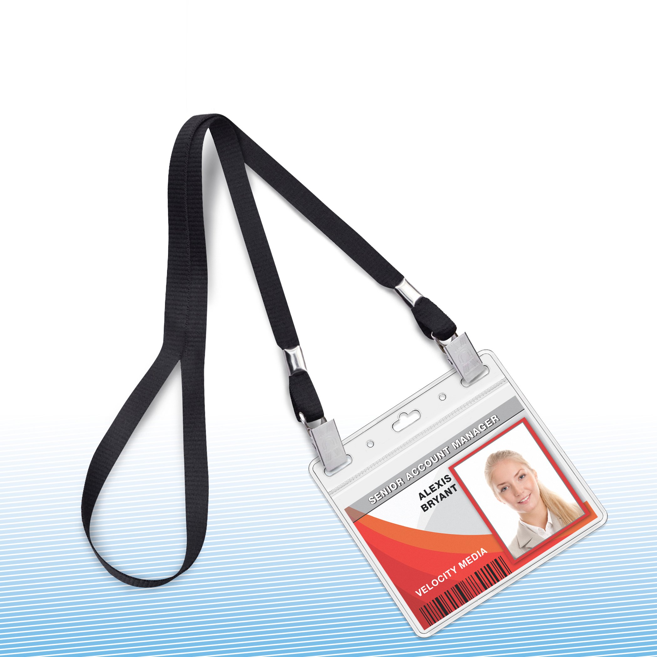 Hot Sale Transparent Badge Holder Soft Waterproof Plastic Clear Id Badge Card