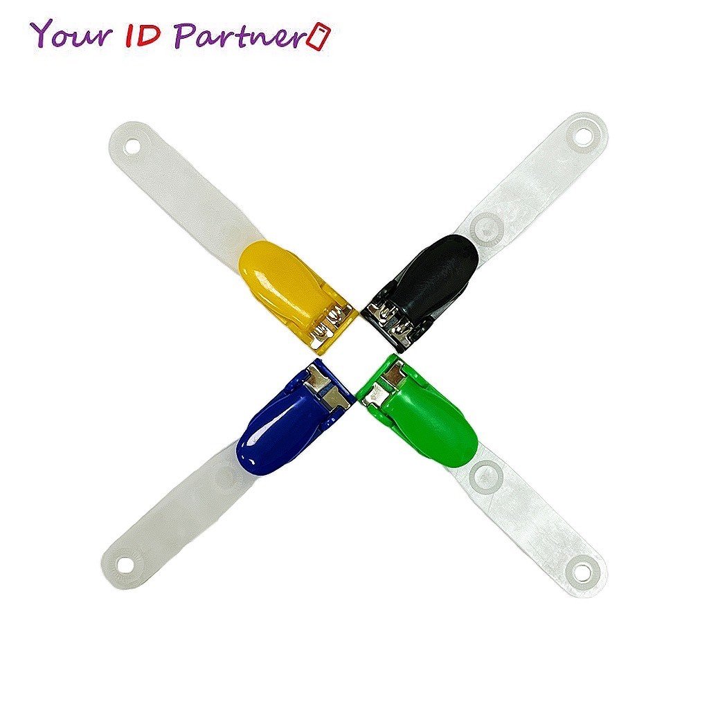 Plastic ID Card Badge Holder ID Clips