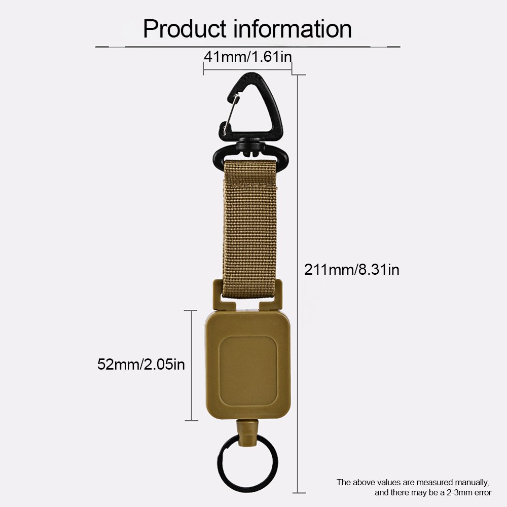 2024 QORI outside Rotating plastic custom logo heavy duty stretchable badge reel with carabiner