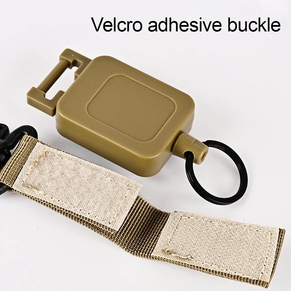 2024 QORI outside Rotating plastic custom logo heavy duty stretchable badge reel with carabiner