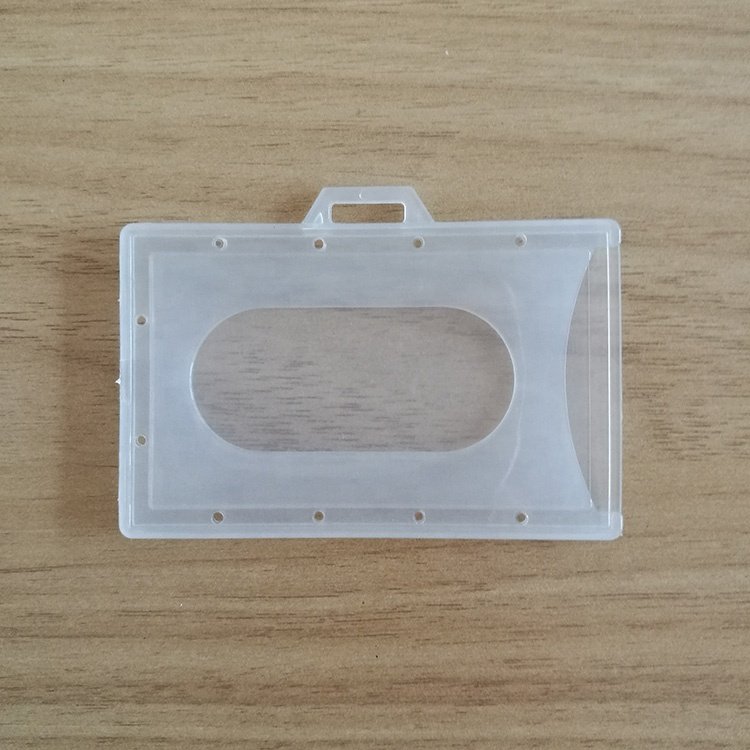 Nurse ID Badge Holder Horizontal Hard Plastic Name Card Case