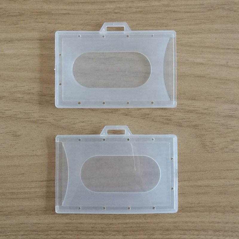Nurse ID Badge Holder Horizontal Hard Plastic Name Card Case