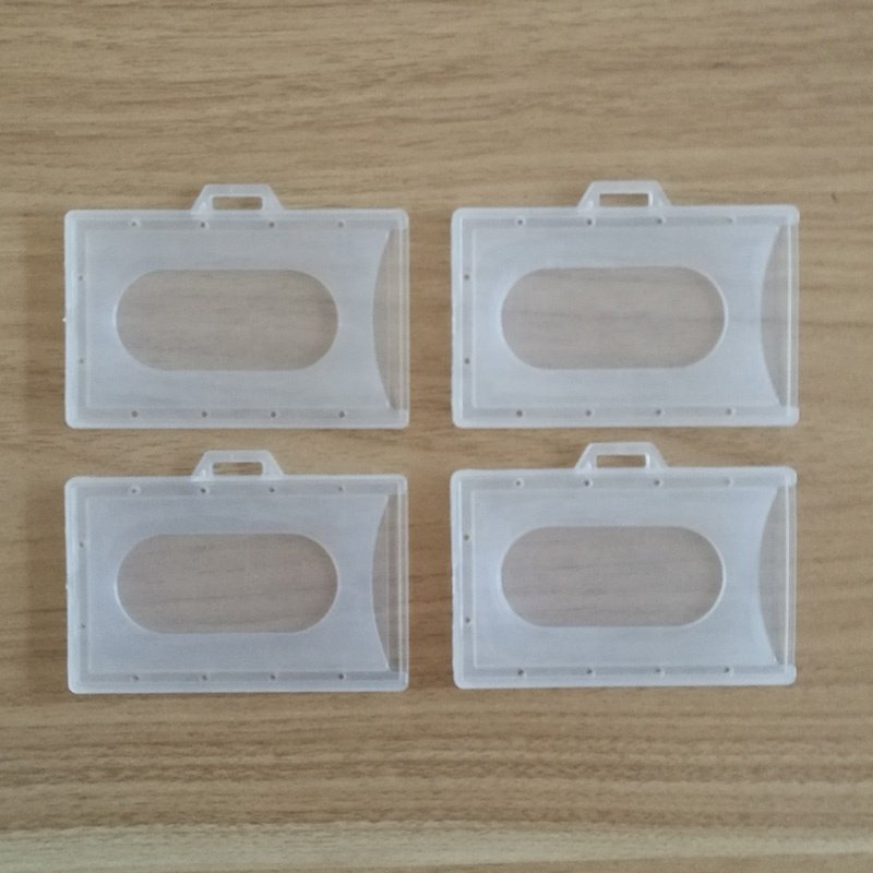 Nurse ID Badge Holder Horizontal Hard Plastic Name Card Case