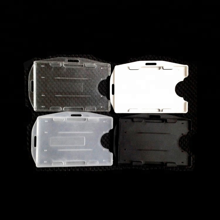 Hot sales Eco-Friendly Colorful Customized Student Waterproof Hard Plastic Id Card Badge Holder