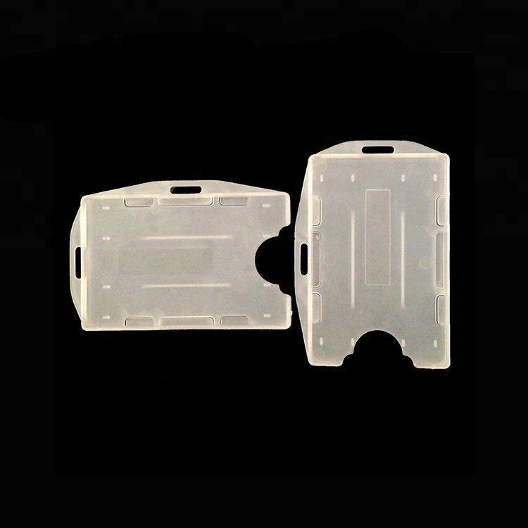 Hot sales Eco-Friendly Colorful Customized Student Waterproof Hard Plastic Id Card Badge Holder
